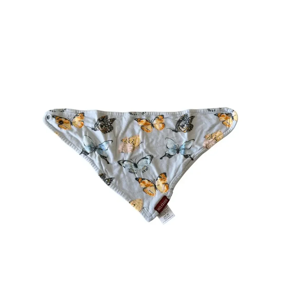 MILKBARN Butterfly Bamboo Three-Layer Kerchief Bib